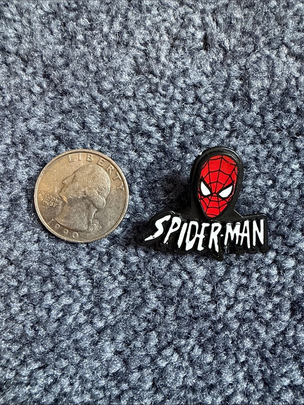 Spider-Man Animated Marvel Mini Clip Pin, 1994 Toy Biz Inc.